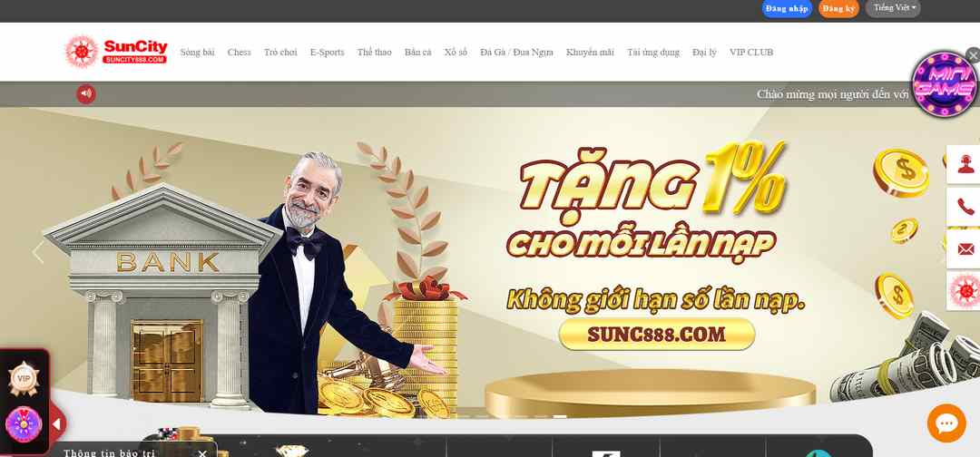 Tổng quan về Suncity Casino