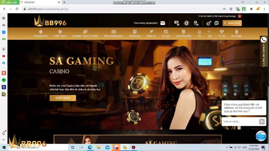 WBB996 cung cấp cho game thủ nhiều dịch vụ cá cược cuốn hút