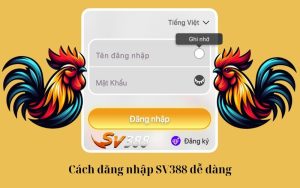 Người chơi cần tải app trước khi tiến hành đăng nhập vào SV388 trên điện thoại 