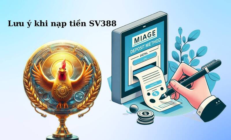 Lưu ý khi nạp tiền tại nhà cái